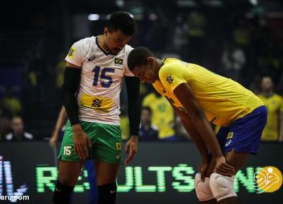 تور برزیل: شکست سنگین و عجیب تیم ملی والیبال برزیل مقابل چین!