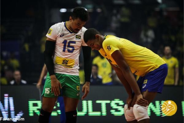 تور برزیل: شکست سنگین و عجیب تیم ملی والیبال برزیل مقابل چین!